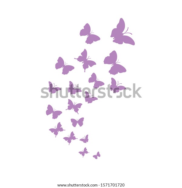 Butterfly Sticker Design Vector Art Graphics Freevector Com