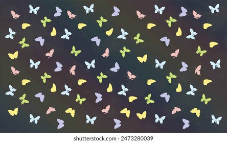 Butterfly wallpaper printable art design 