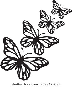 A butterfly with a white background that says butterfly