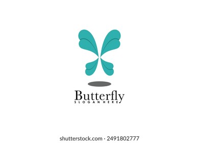 butterfly wing design with modern concept