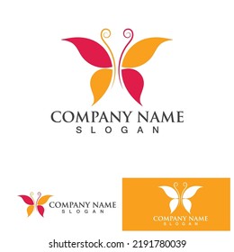  Butterfly wing logo Vector icon design