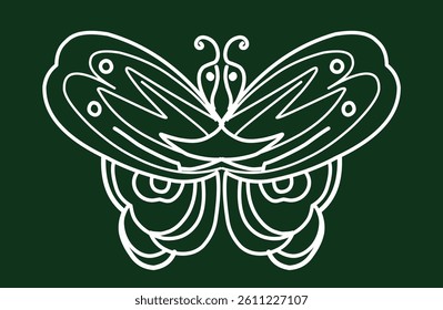 Butterfly wing ornament deform design