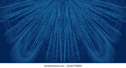 Butterfly wings doodle background eps 10