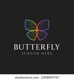 Butterfly Wings Logo Vector Illustration