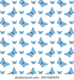 Butterfly Woman uncommon trendy multicolor repeating pattern vector illustration design