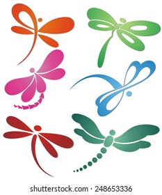 Butterfly(dragonfly) logo design