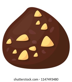 
Butternut crunch assorted chocolate with peanuts all over 
