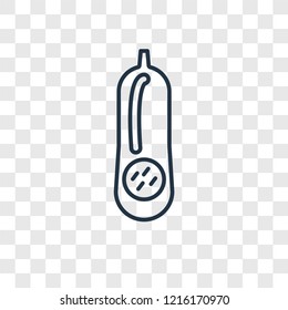 Butternut squash concept vector linear icon isolated on transparent background, Butternut squash concept transparency concept in outline style