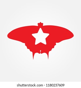 buttertfly with star vector illustration