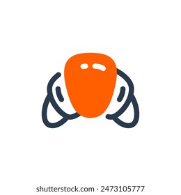Buttery Croissant Vector Icon Illustration