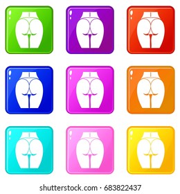 Buttocks of girl set 9