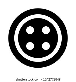 button 4 hole shirt icon