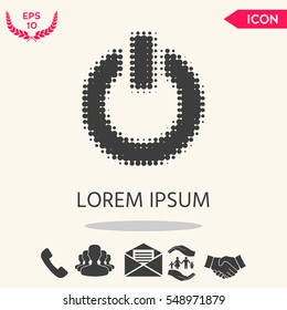 Button  with arrow. Element for your design.