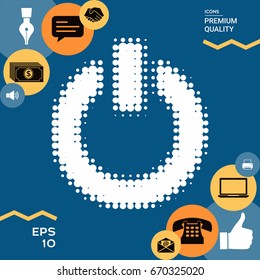 Button  with arrow. Element for your design.