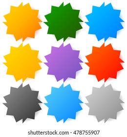 Button , badge backgrounds with modern smooth colors