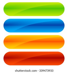 Button, banner backgrounds in several colors.