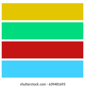 Button or banner elements. Colorful label, tag for your messages. Abstract rectangular button shape, button background series