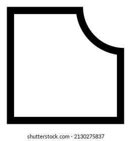 Button, banner and plaque design element shapes