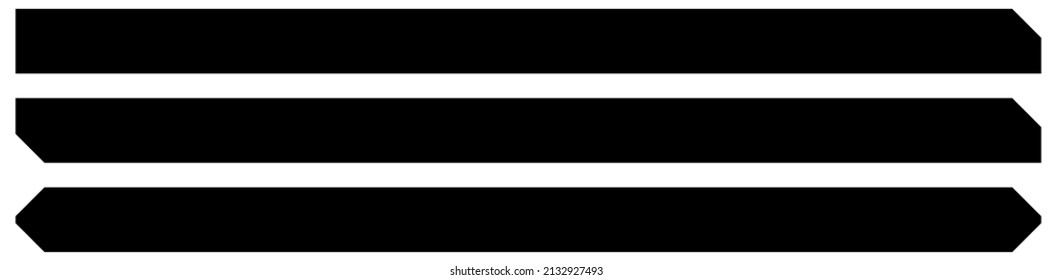 Formen von Button-, Banner- und Plakatkonstruktionen