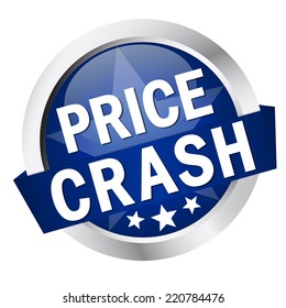 Button with banner " PRICE CRASH "
