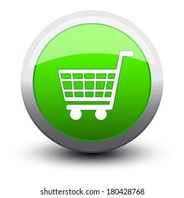 button basket 2d on white background