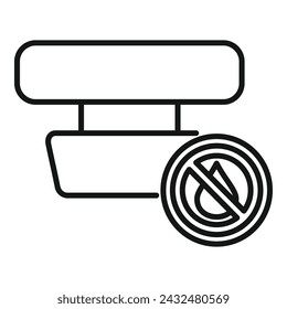 Button broken dishwasher icon outline vector. Acc appliance. Woman hold