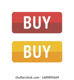 Button buy on white background. Vector illustration EPS 10.