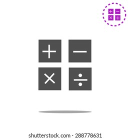 button calculator icon
