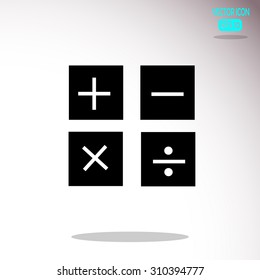 button calculator icon