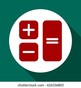 Button calculator.Vector icon.