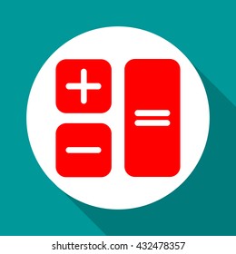 Button calculator.Vector icon.