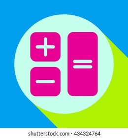 Button calculator.Vector icon.