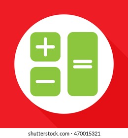 Button calculator.Vector icon.
