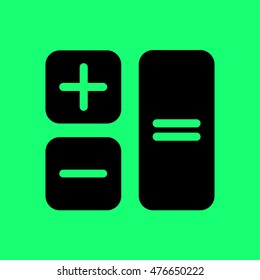 Button calculator.Vector icon.