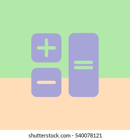 Button calculator.Vector icon.