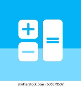Button calculator.Vector icon.