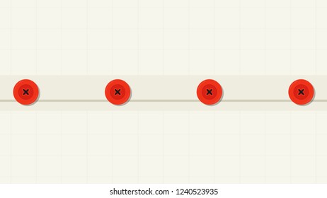 Button cartoon vector. symbol. free space for text. copy space.