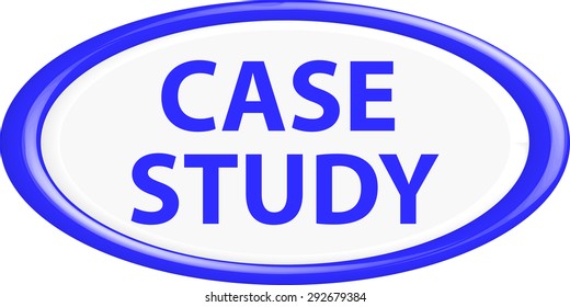 Button case study . The round shape. 3D. Vector illustration.