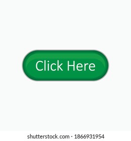 Button Click Here. Program Application Starting Symbol - Vector Logo Template. 