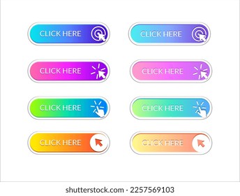 Button click here set colorfull icons