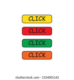 
Button Click on a white background.Vector
