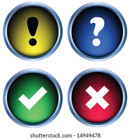 button - clip-art - vector