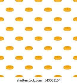 Button for clothing pattern. Cartoon illustration of button for clothing vector pattern for web