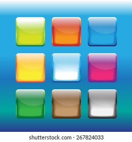  button collection set for websites and mobile apps