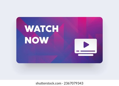 Button Design for CTA or Call to Action with Colorful Gradient and Modern Style