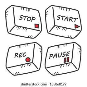 button draw hand media