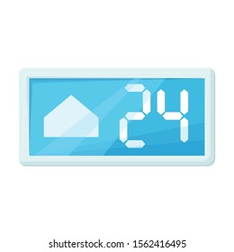 Button of elevator vector icon.Cartoon vector icon isolated on white background button of elevator .
