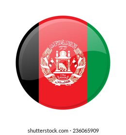 button Flag of afghanistan