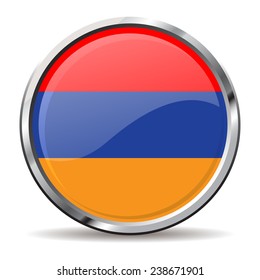 button Flag of Armenia