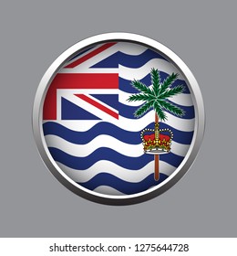 Button flag of British Indian Ocean Territory